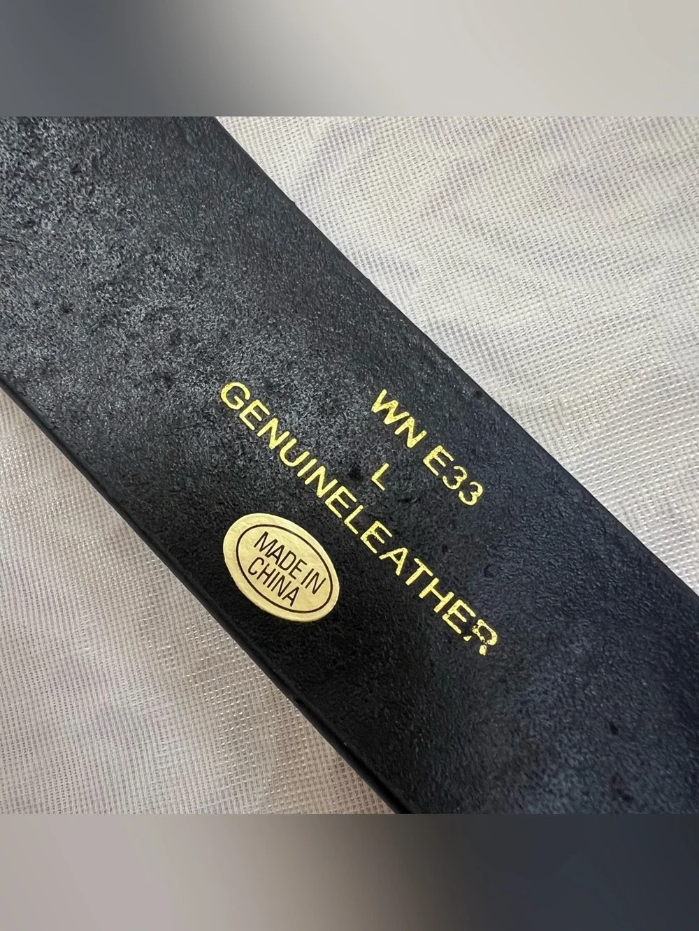 Boone’s Farm Winery Black Leather Belt with Decorative Silver Buckle